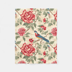 Vintage Zwiebelchinoiserie Fleecedecke