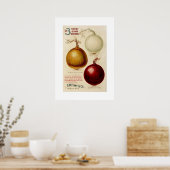 Vintage Zwiebeldiagrammabdruck Poster (Küche)