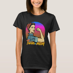 Vintage Zwilling Stolz Mama Zwilling Zwilling Kos T-Shirt