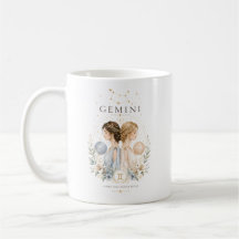 Vintage-Zwillinge-Zodiak-Astrologie-Horoskop-Zeich