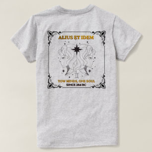 Vintage-Zwillings-Tierkreis-Tarotkartenposter T-Shirt