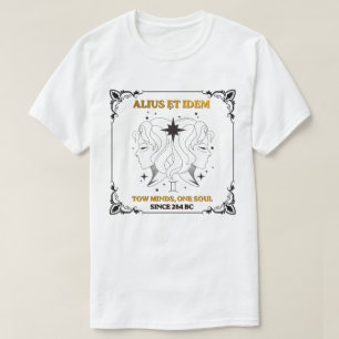 Vintage-Zwillings-Tierkreis-Tarotkartenposter T-Shirt