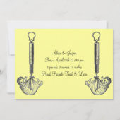 Vintage Zwillingsankündigung Ankündigung (Rückseite)