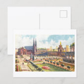 Vintage Zwinger in Dresden, Germany Postkarte (Vorne/Hinten)