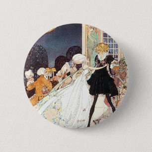 Vintage Zwölf tanzende Prinzessinnen von Kay Niels Button