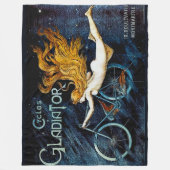 Vintage Zyklen Gladiator Advert Fleecedecke (Vorderseite)