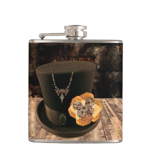 Vintage-Zylinder-Trinkflasche Flachmann