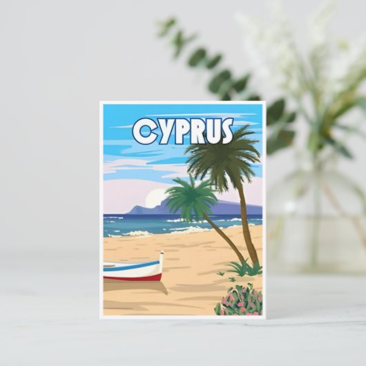 Vintage ZYPRUS KYRENIA Postkarte (Stehend Vorderseite)
