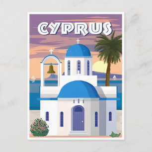 Vintage ZYPRUS KYRENIA Postkarte