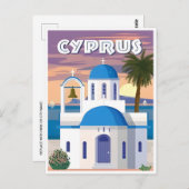 Vintage ZYPRUS KYRENIA Postkarte (Vorne/Hinten)