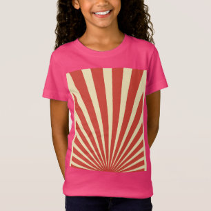 Vintageblaue Sonnenbrandposter T-Shirt