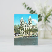 VintageBrasilien Recife, Barockkirche      Postkarte (Stehend Vorderseite)