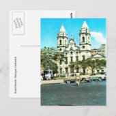 VintageBrasilien Recife, Barockkirche      Postkarte (Vorne/Hinten)