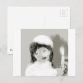 vintagebrideplatinum postkarte (Vorne/Hinten)