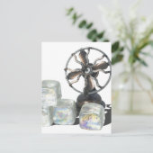 VintageFanAndIce083114-Kopie Postkarte (Stehend Vorderseite)