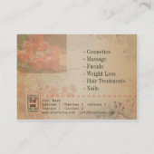 VintageFlowerGrunge - Visitenkarte (Rückseite)