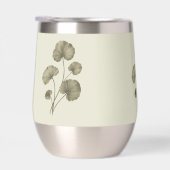 Vintagegrüne Sumpfdotterblumenblätter (Rechts)