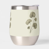 Vintagegrüne Sumpfdotterblumenblätter (Links)