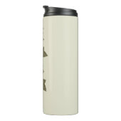 Vintagegrüner Efeu Thermosbecher (Nach rechts gedreht)