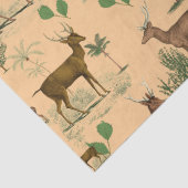 Vintagehirsch Seidenpapier (Detail)