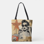 VintageHollywood Retro Design Tasche (Rückseite)