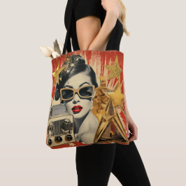 VintageHollywood Retro Design Tasche