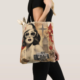 VintageHollywood Retro Design Tasche