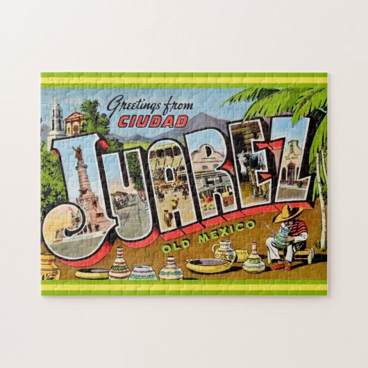 VintageJuarez Mexico 11x14 Puzzle (Horizontal)