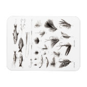 Vintagen 1800er Jahre Angelfischen Lures Lure Hook Magnet (Horizontal)