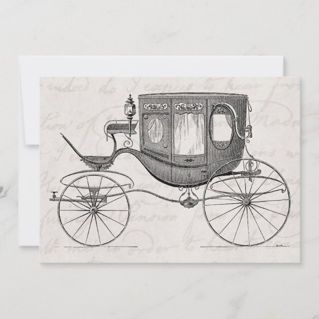 Vintagen 1800er Jahre Gezeichnet Pferd antike Bugg (Vorderseite)