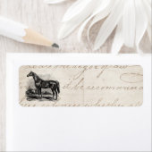 Vintagen 1800er Race Horse Retro Durchdachte Pferd (Insitu)