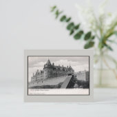 Vintagen 1890er Chateau Frontenac Quebec Montreal Postkarte (Stehend Vorderseite)