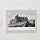 Vintagen 1890er Chateau Frontenac Quebec Montreal Postkarte (Vorne/Hinten)