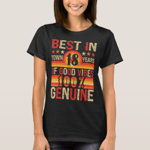 Vintagen 18. Geburtstag Bekleidung Frauen Männer 1 T-Shirt
