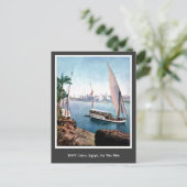 Vintagen 1900 Kairo Ägypten am Nil Postkarte (Stehend Vorderseite)