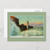 Vintagen 1900er Hartlepool Der Leuchtturm Postkarte (Vorne/Hinten)