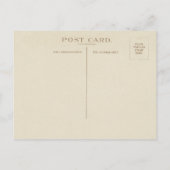 Vintagen 1906 Vögel zu Weihnachten im Schnee (Rückseite)