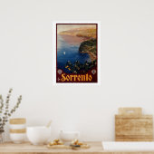 Vintagen 1920er Jahre Sorrento Italienische Reise Poster (Küche)