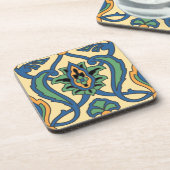 Vintagen 1930er Catalina Island Tile Set Getränkeuntersetzer (Linke Seite)