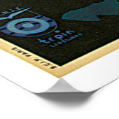 Vintagen 1930er Jahre Besuch Jugoslawiens Reisewer Poster (Ecke)