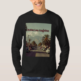 Vintagen 1930er Los Angeles California Palm Street T-Shirt