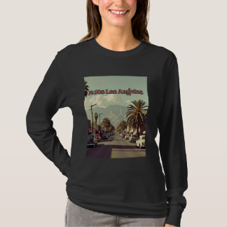 Vintagen 1930er Los Angeles California Palm Street T-Shirt