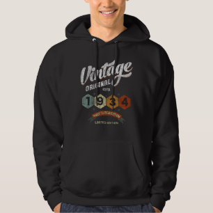Vintagen 1934 Tag im Alter von 88 Jahren Hoodie