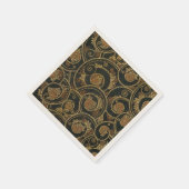 Vintagen 1940er Jahre französisches Textil Serviette (Ecke)