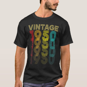 Vintagen 1950 72 Jahre alte Männer und Frauen 72. T-Shirt
