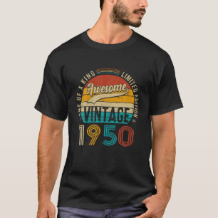 Vintagen 1950 Tag 72 Jahre altes sonniges 72. Gebu T-Shirt
