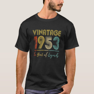 Vintagen 1953 69. Geburtstagsideen Männer Frauen I T-Shirt
