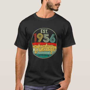 Vintagen 1956 66. Geburtstagsdekorationen Männer F T-Shirt