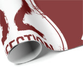 Vintagen 1962 Jahre alt Geschenkpapier (Rolleneckpunkt)