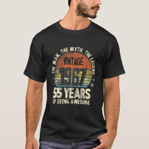 Vintagen 1967 55. Geburtstag 55 Jahre alt als ein T-Shirt